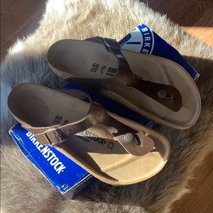 BRAND NEW-IN BOX-Birkenstock-Gizeh graceful-toffee